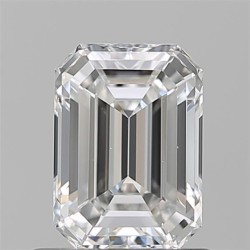 Diament szlif szmaragdowy, 0.94ct, VS2, D, GIA 1535556207